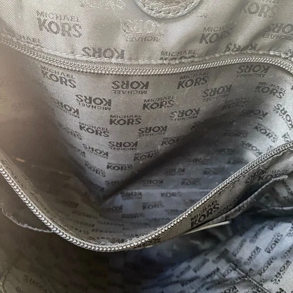 Michael Michael Kors jet set North South canvas tote beige black - Picture 6 of 9